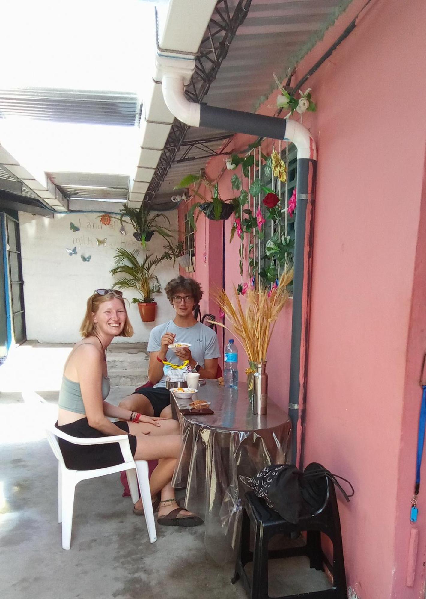 El Pacifico Hostel Juayua Ngoại thất bức ảnh