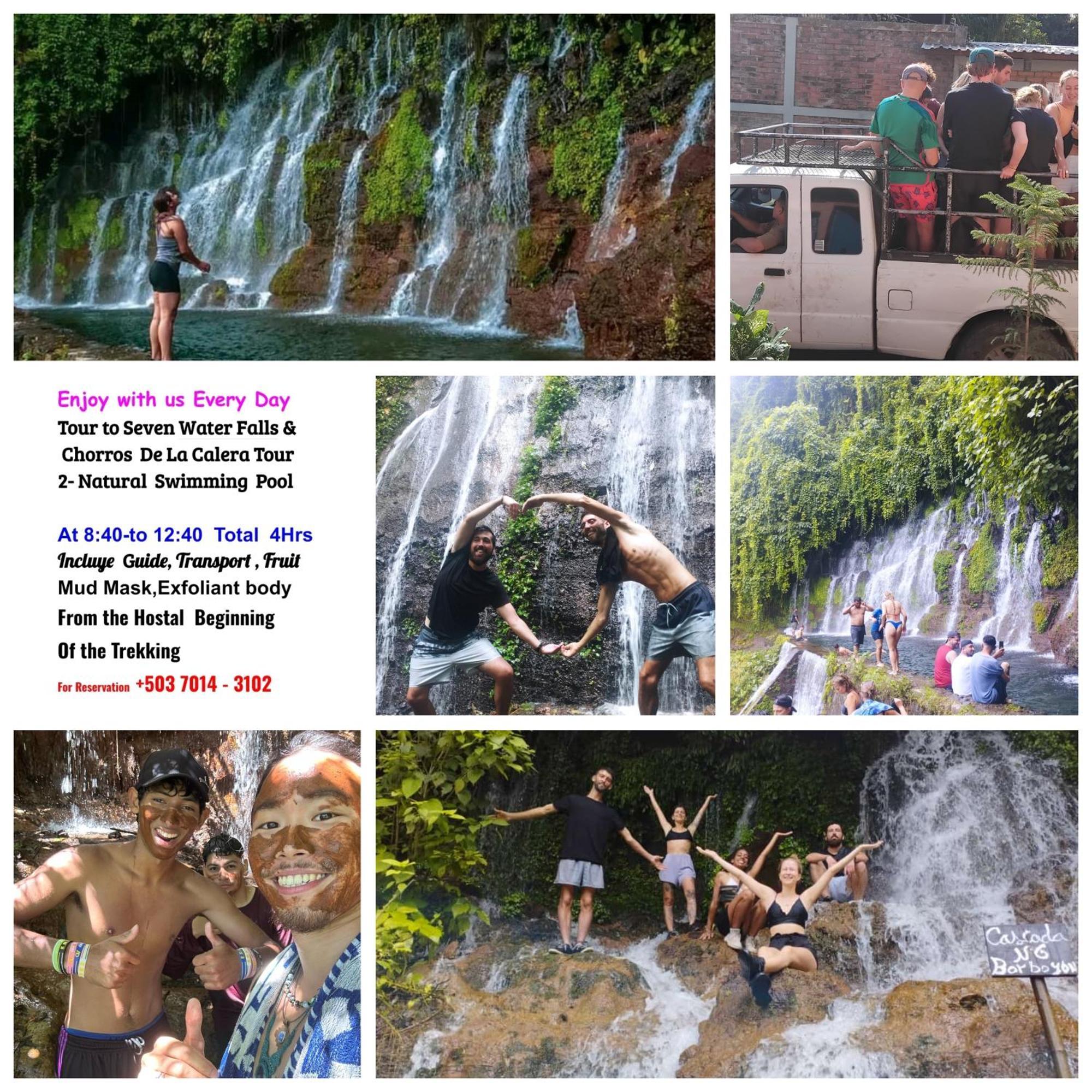 El Pacifico Hostel Juayua Ngoại thất bức ảnh